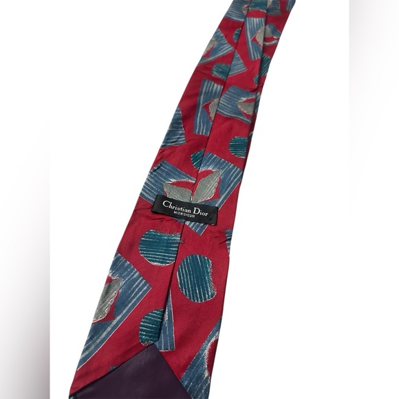 Christian Dior Vintage Silk Tie - Picture 2 of 3